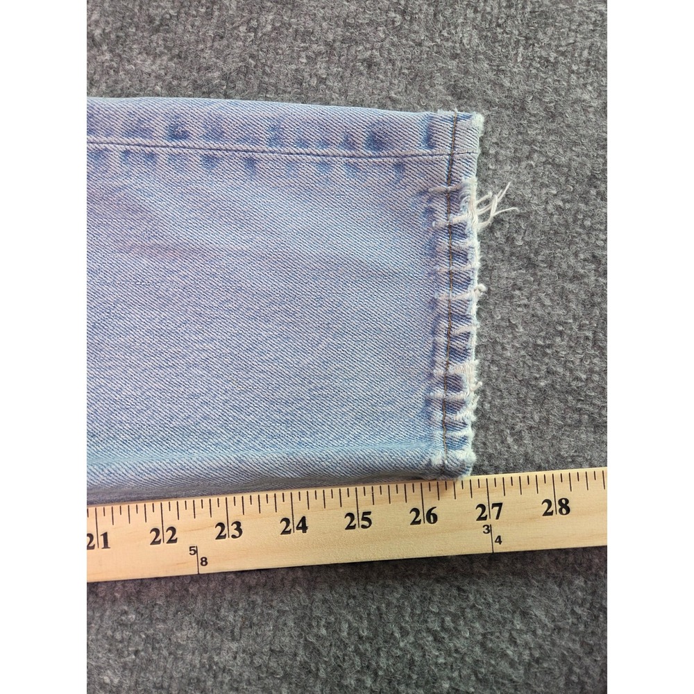 Levi's 501xx Jeans Mens 32x32 Light Wash Distressed Vintage 90s Made in USA - Picture 7 of 14